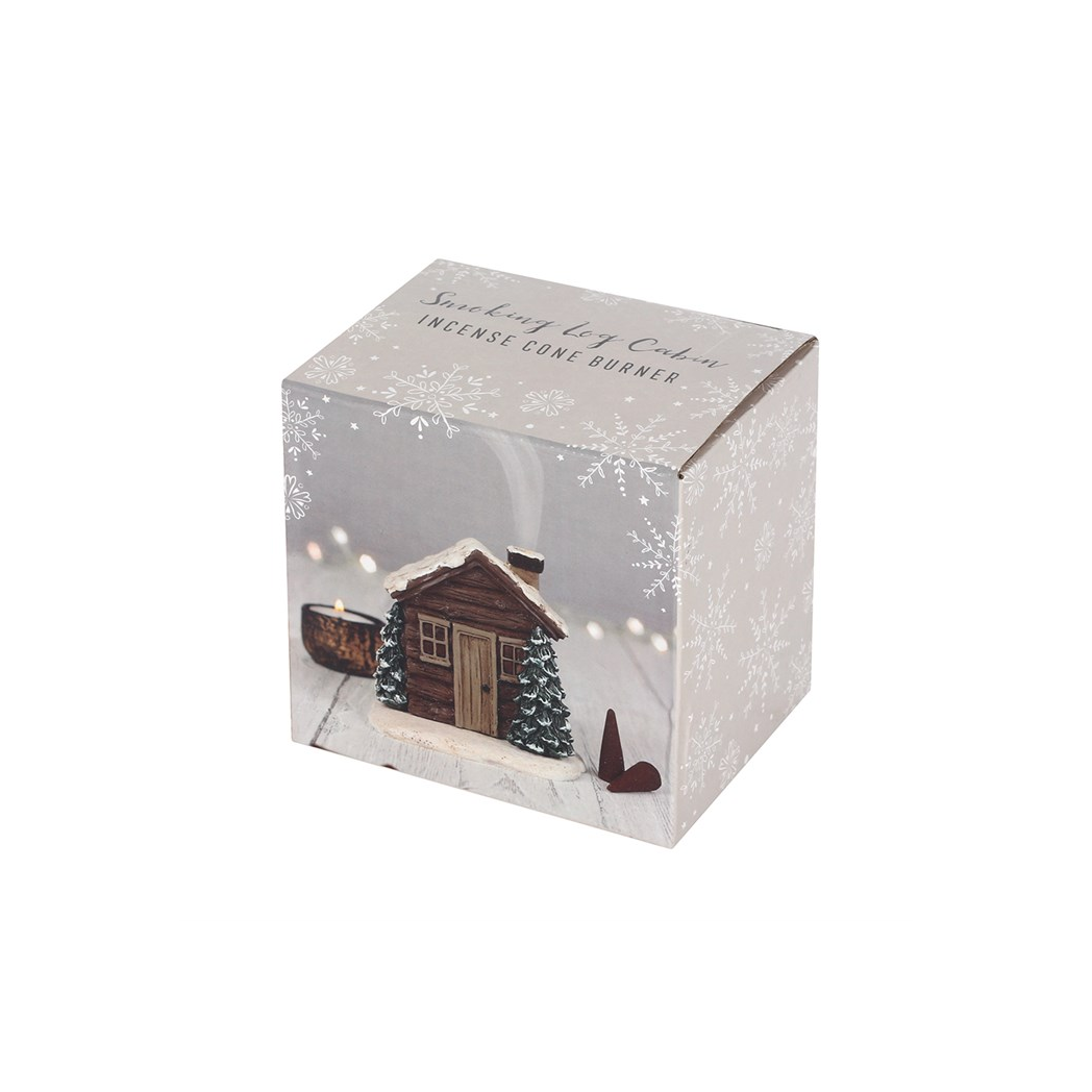 Log Cabin Incense Cone Burner