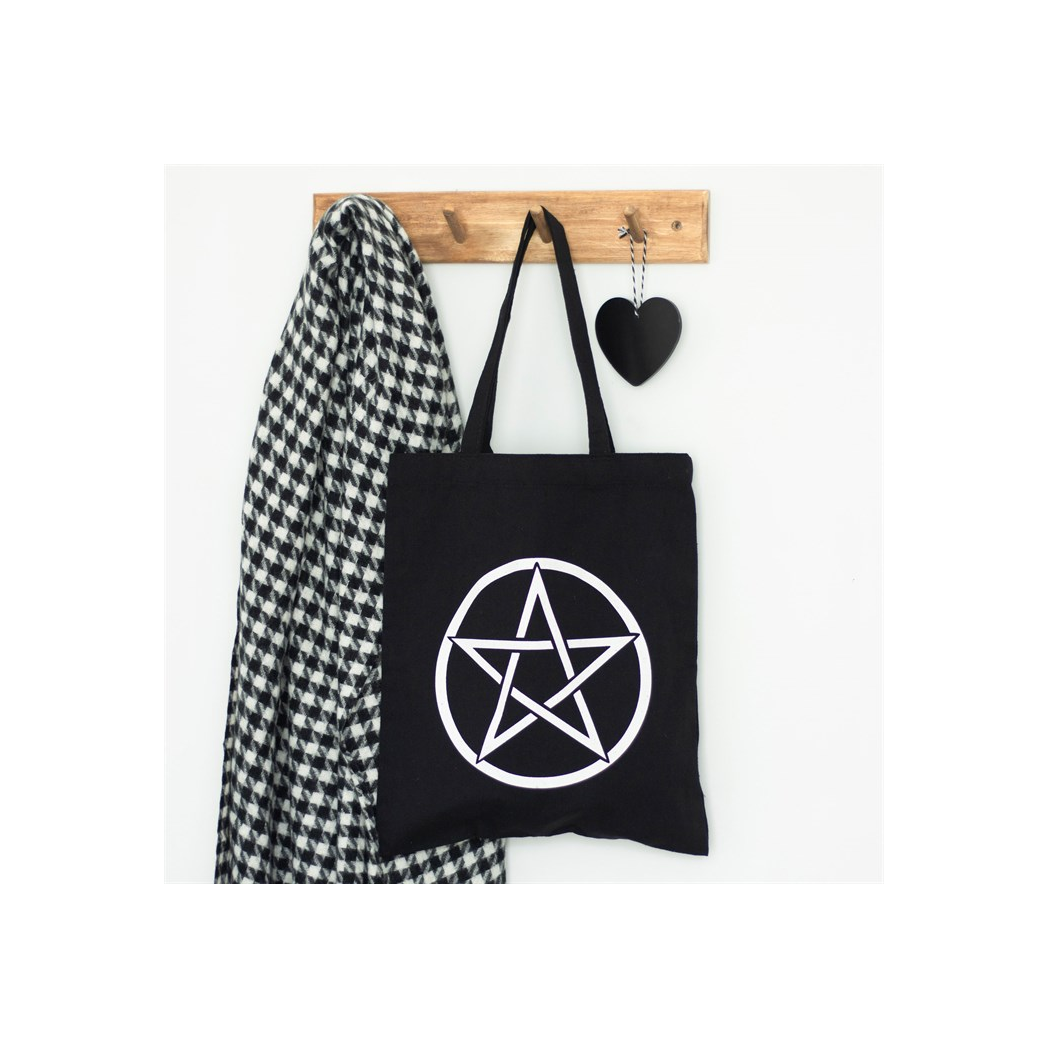 Pentagram Polycotton Tote Bag