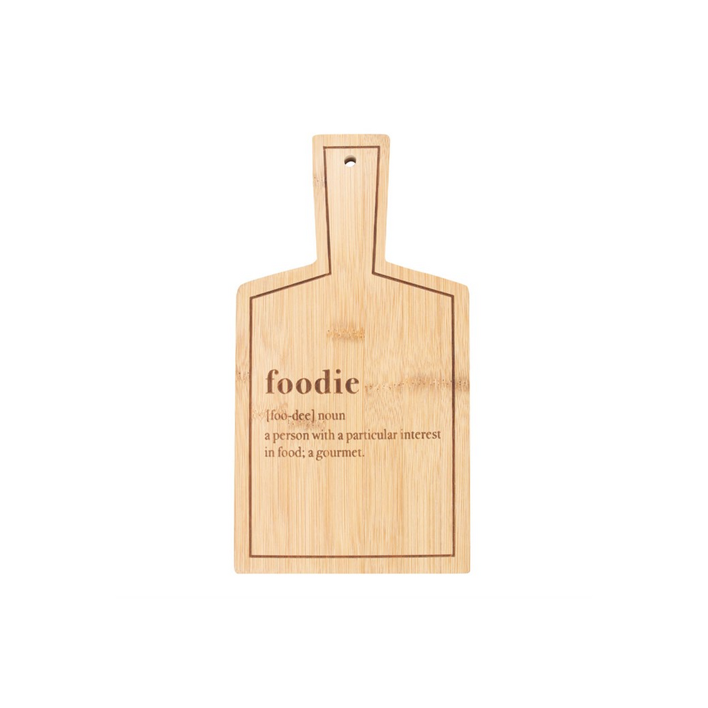 Foodie Bamboo Serving Board