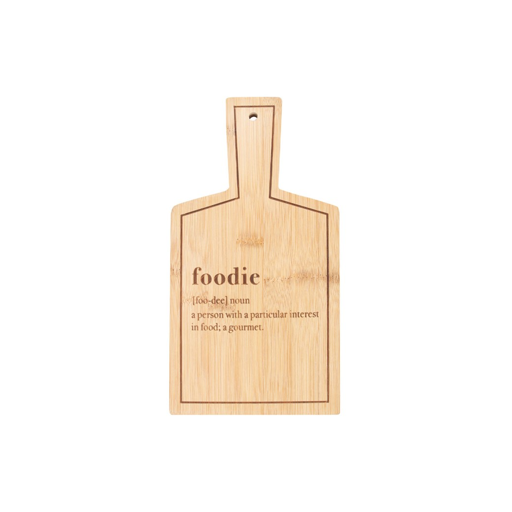 Foodie Bamboo Serving Board