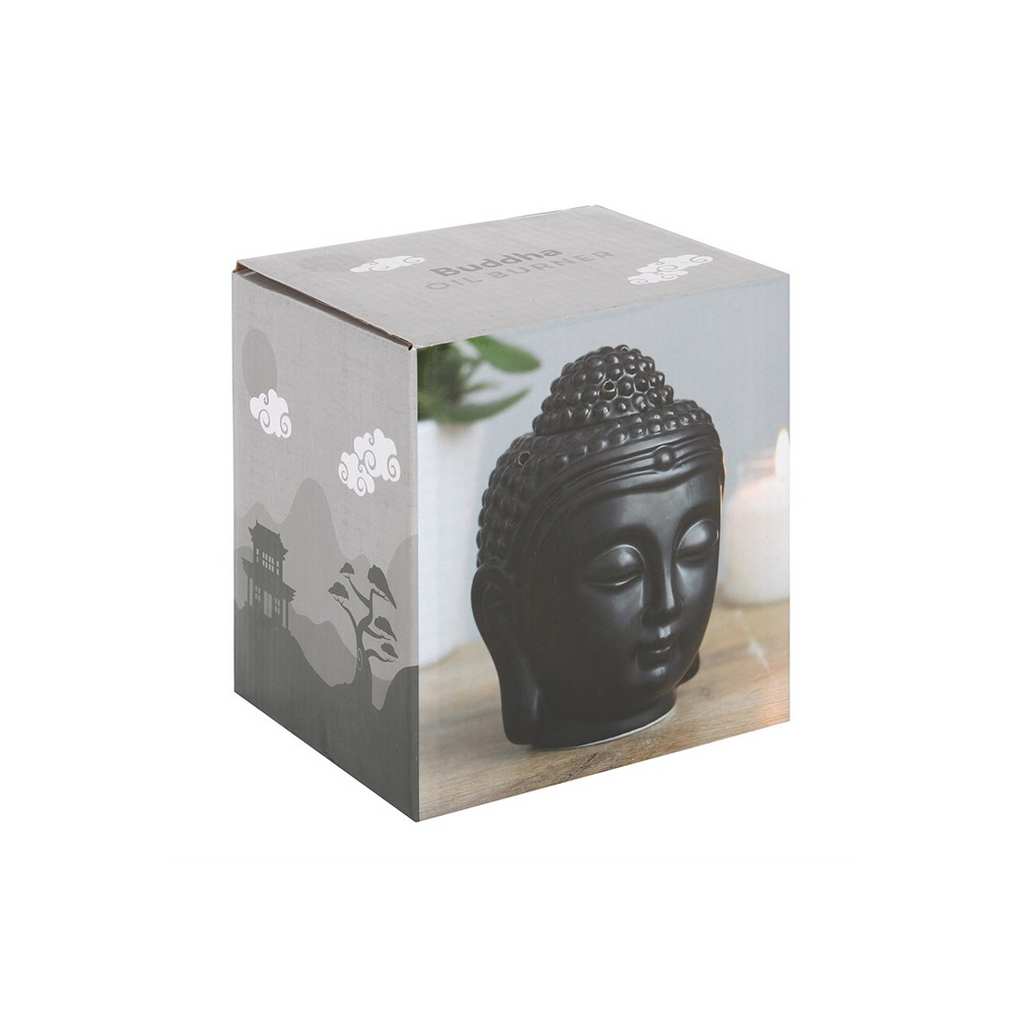 Black Buddha Head Oil Burner