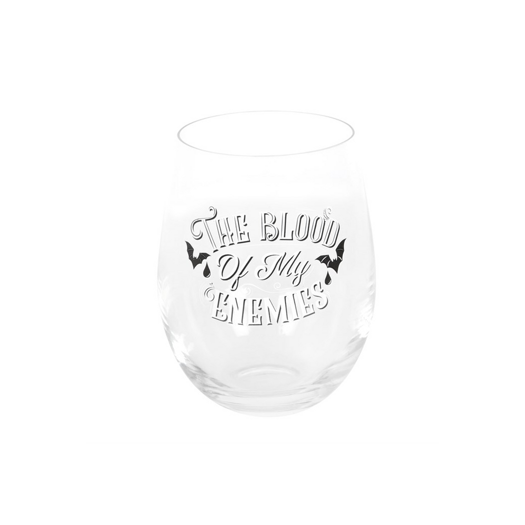 Blood Of My Enemies Stemless Wine Glass