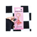 Flaming Butterfly Keyring