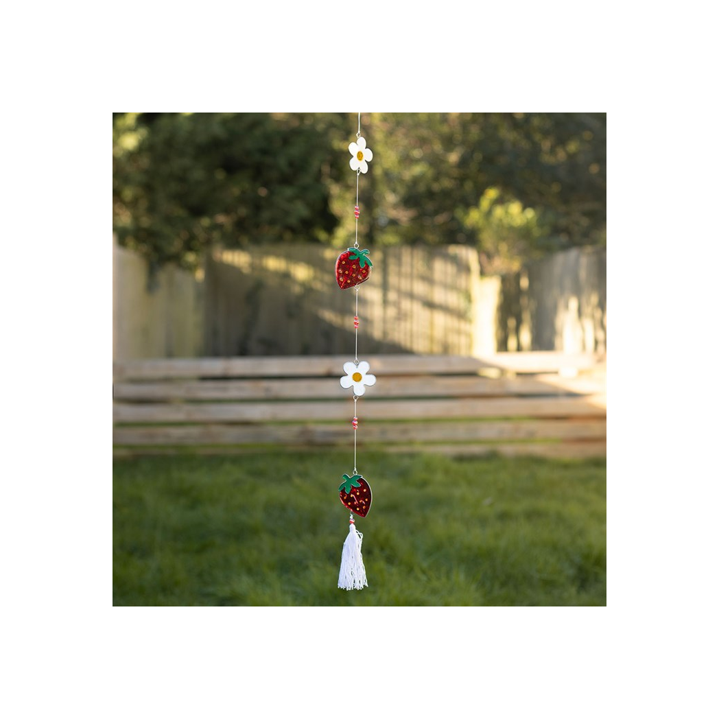 String of Daisy and Strawberry Suncatchers