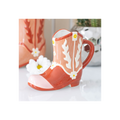 Pink Cowboy Boot Shaped Mug