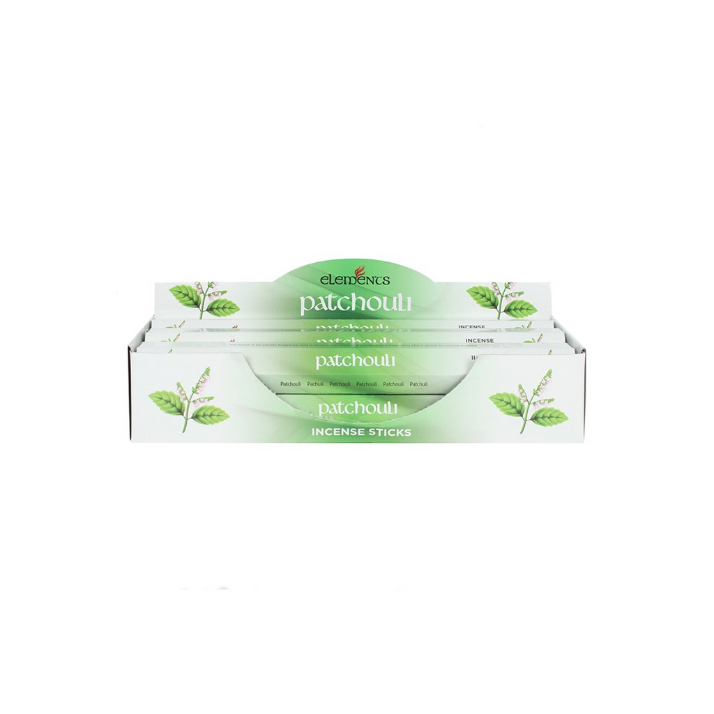 Set of 6 Packets of Elements Patchouli Incense Sticks