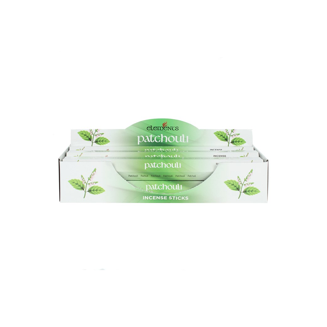 Set of 6 Packets of Elements Patchouli Incense Sticks