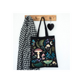 Dark Forest Print Polycotton Tote Bag