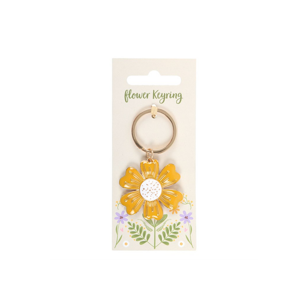 Yellow Daisy Keyring