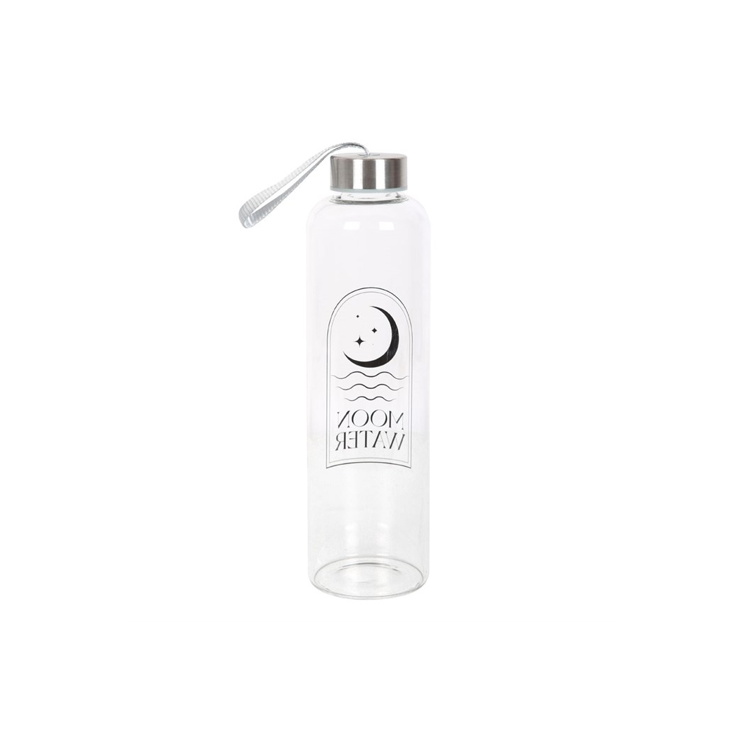 Moon Water Glass Water Bottle