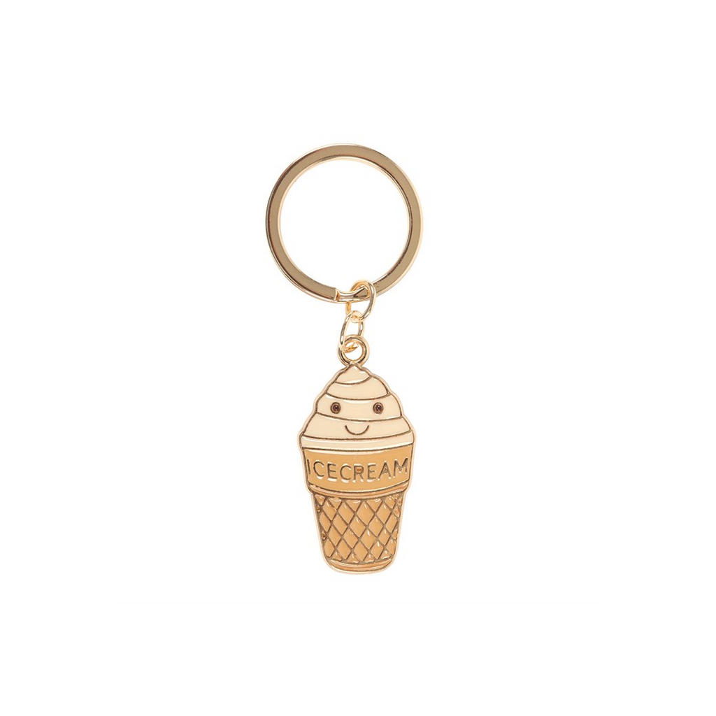 Ice Cream Cone Keyring