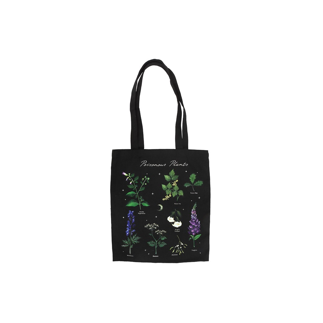 Poisonous Plants Polycotton Tote Bag