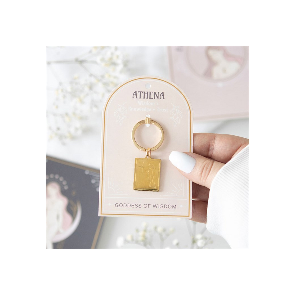 Athena Goddess Talisman Keyring