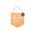 Orange Spooky Season Hanging Sign