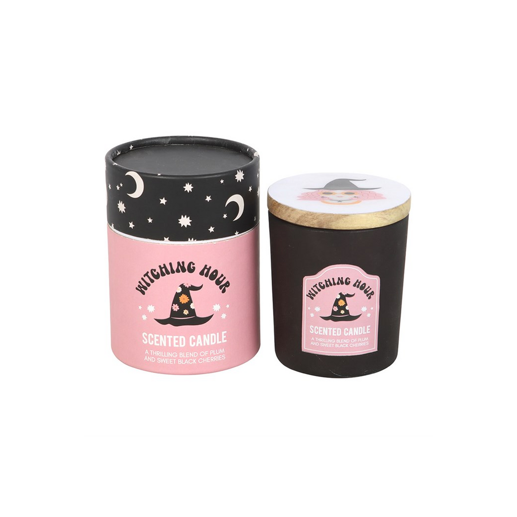 Witching Hour Plum and Black Cherry Candle