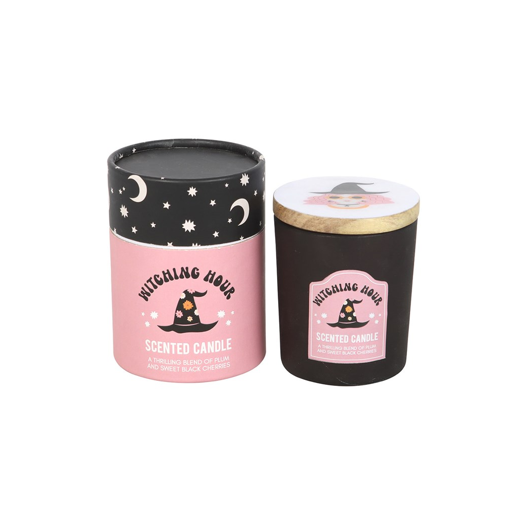 Witching Hour Plum and Black Cherry Candle