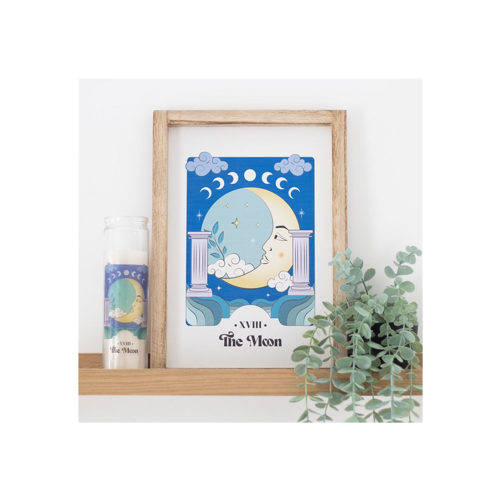 The Moon Celestial Framed Wall Print