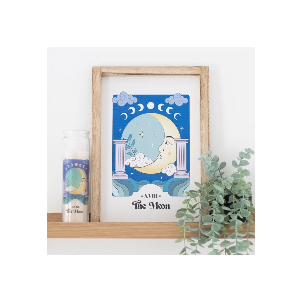 The Moon Celestial Framed Wall Print