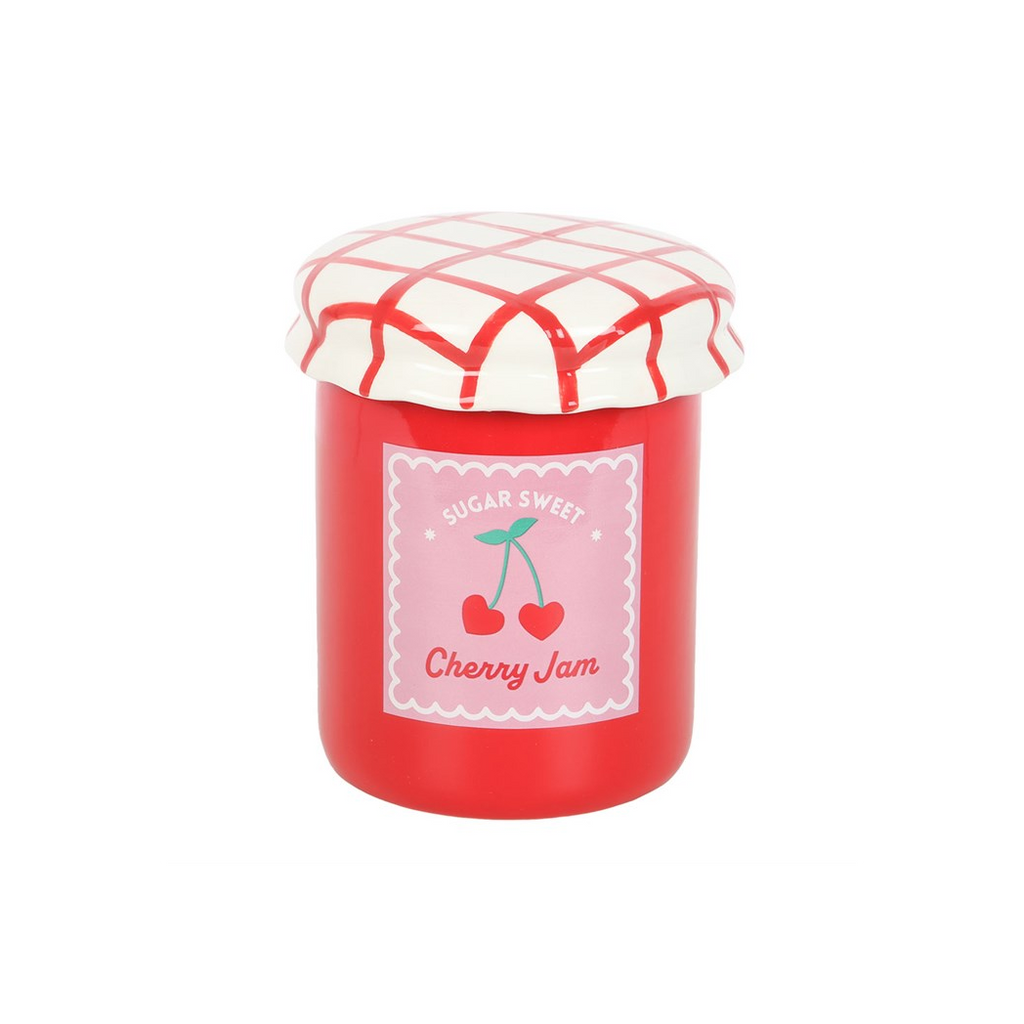 Cherry Jam Jar Oil Burner and Wax Warmer