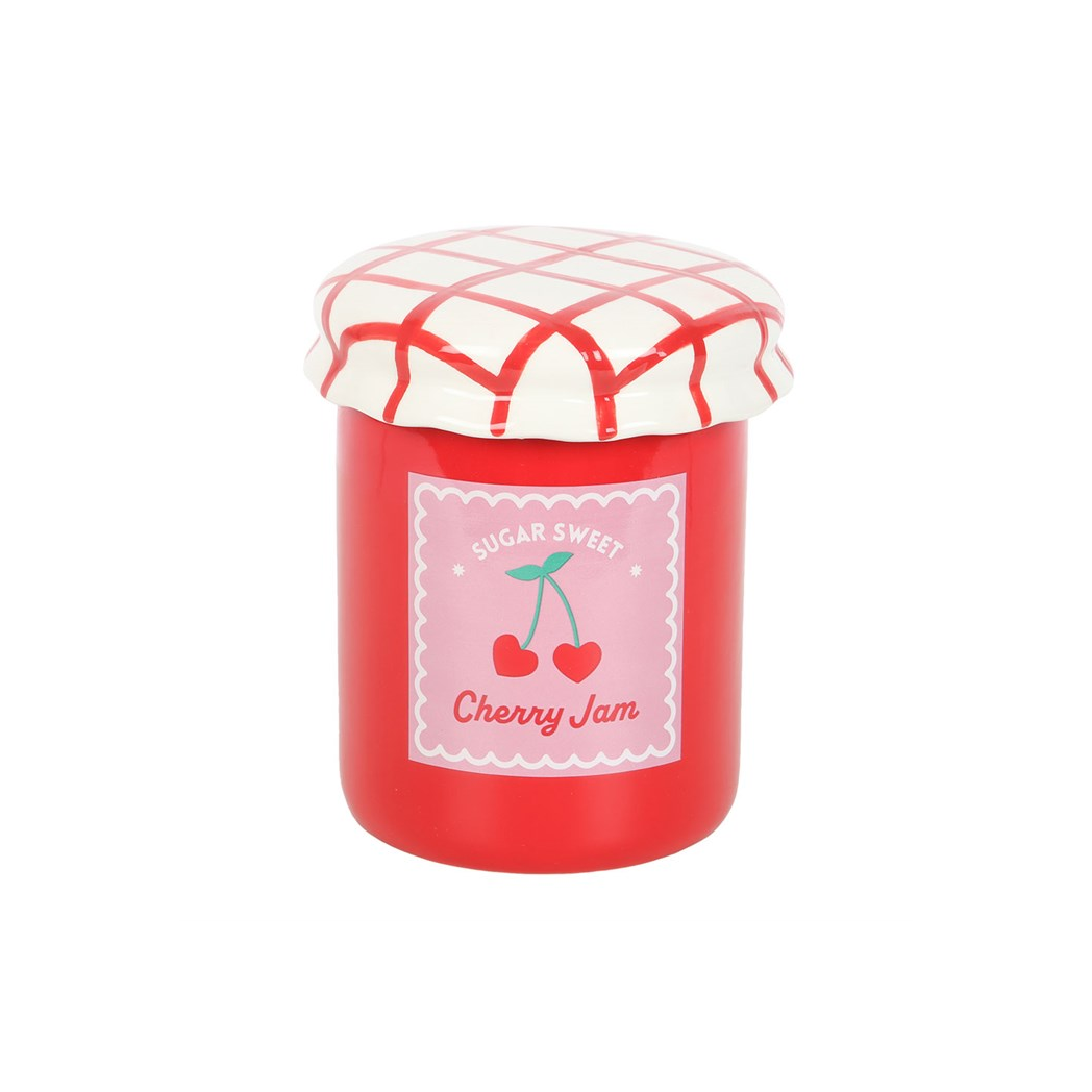 Cherry Jam Jar Oil Burner and Wax Warmer