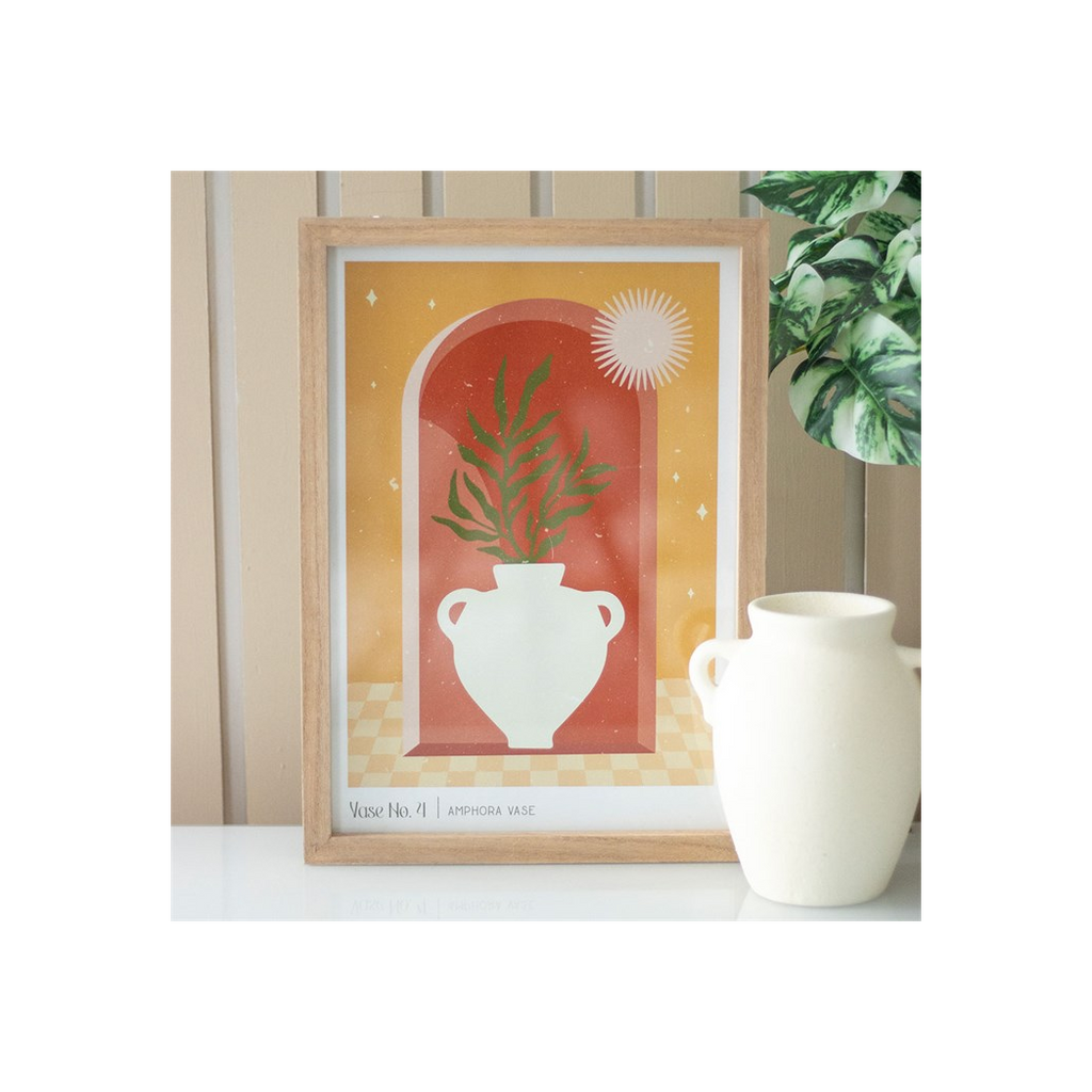Vase No.4 Framed Wall Art Print