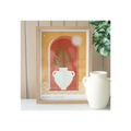 Vase No.4 Framed Wall Art Print