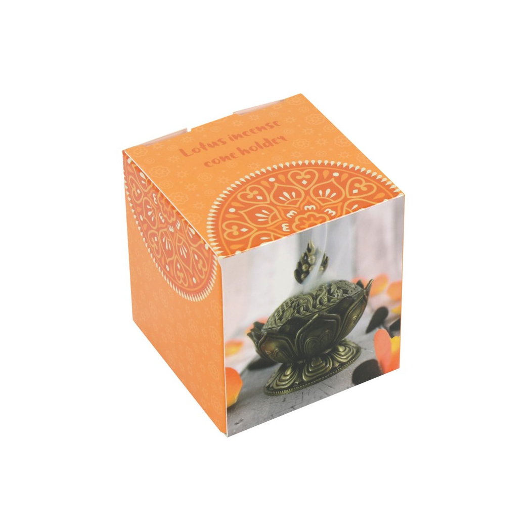 Metal Lotus Incense Cone Holder