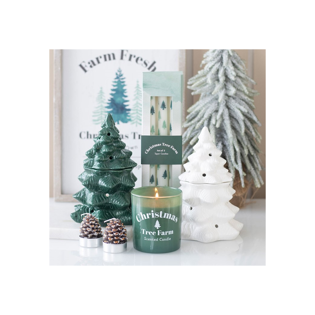 Set of 6 Pinecone Tealight Candles