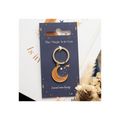 Autumn Magic Moon Keyring