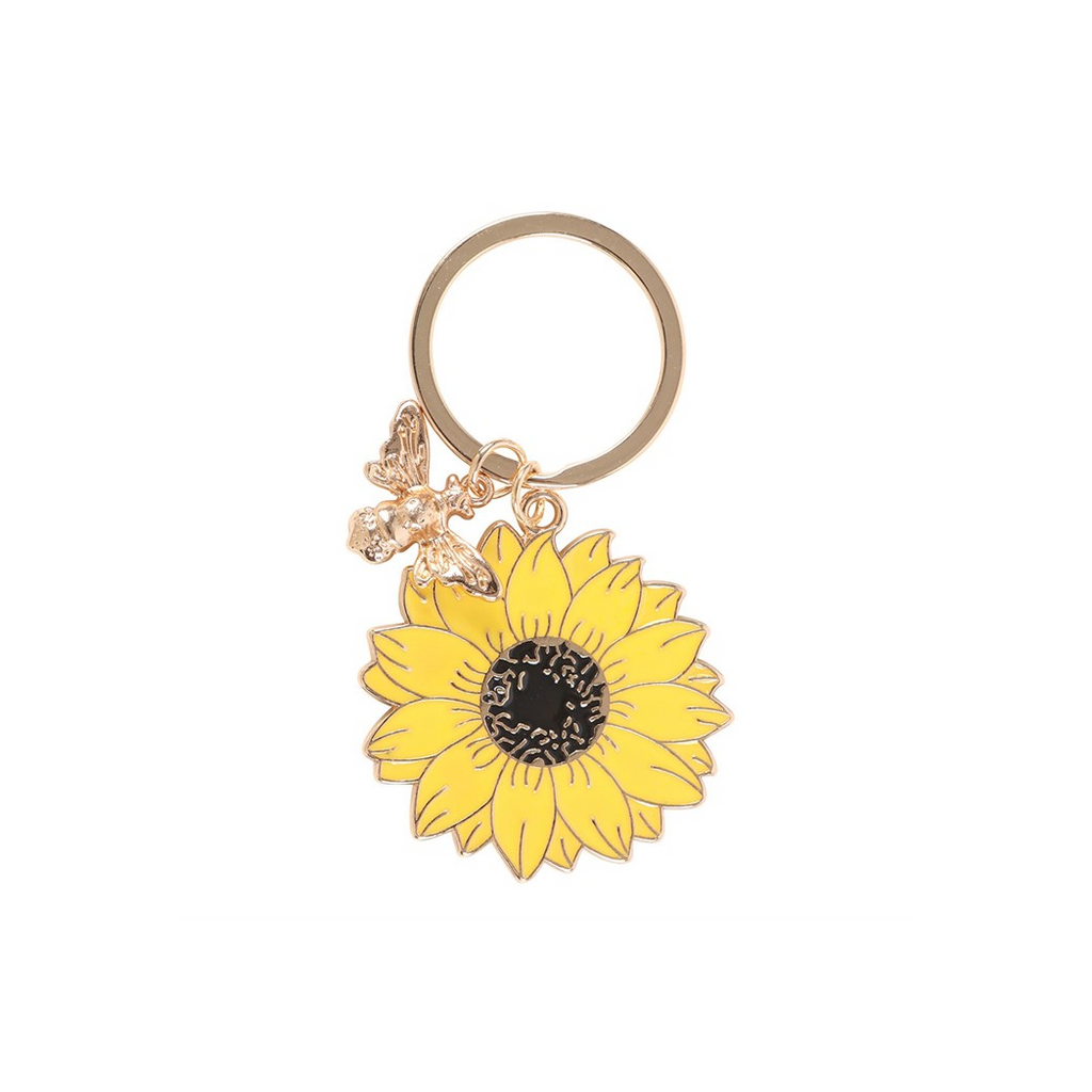 You Are My Sunshine Sunflower Keyring