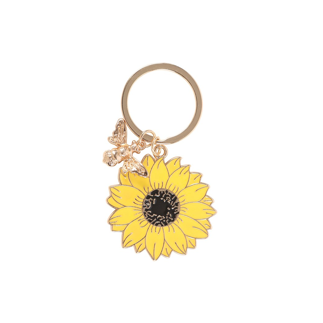 You Are My Sunshine Sunflower Keyring