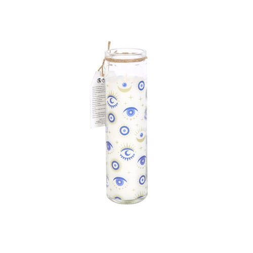 All Seeing Eye White Sage Tube Candle