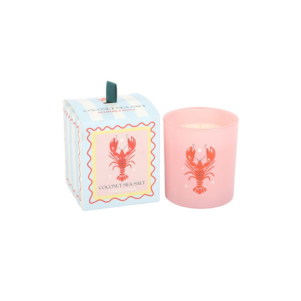 Pastel Lobster Coconut & Sea Salt Candle