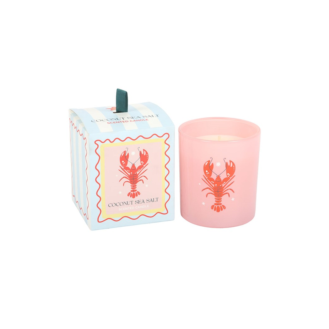 Pastel Lobster Coconut & Sea Salt Candle