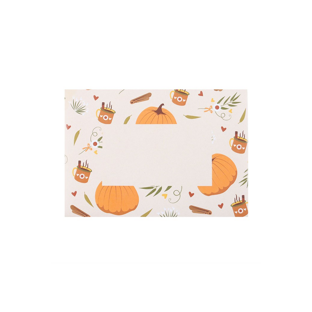 Pumpkin Necklace on Greeting Card