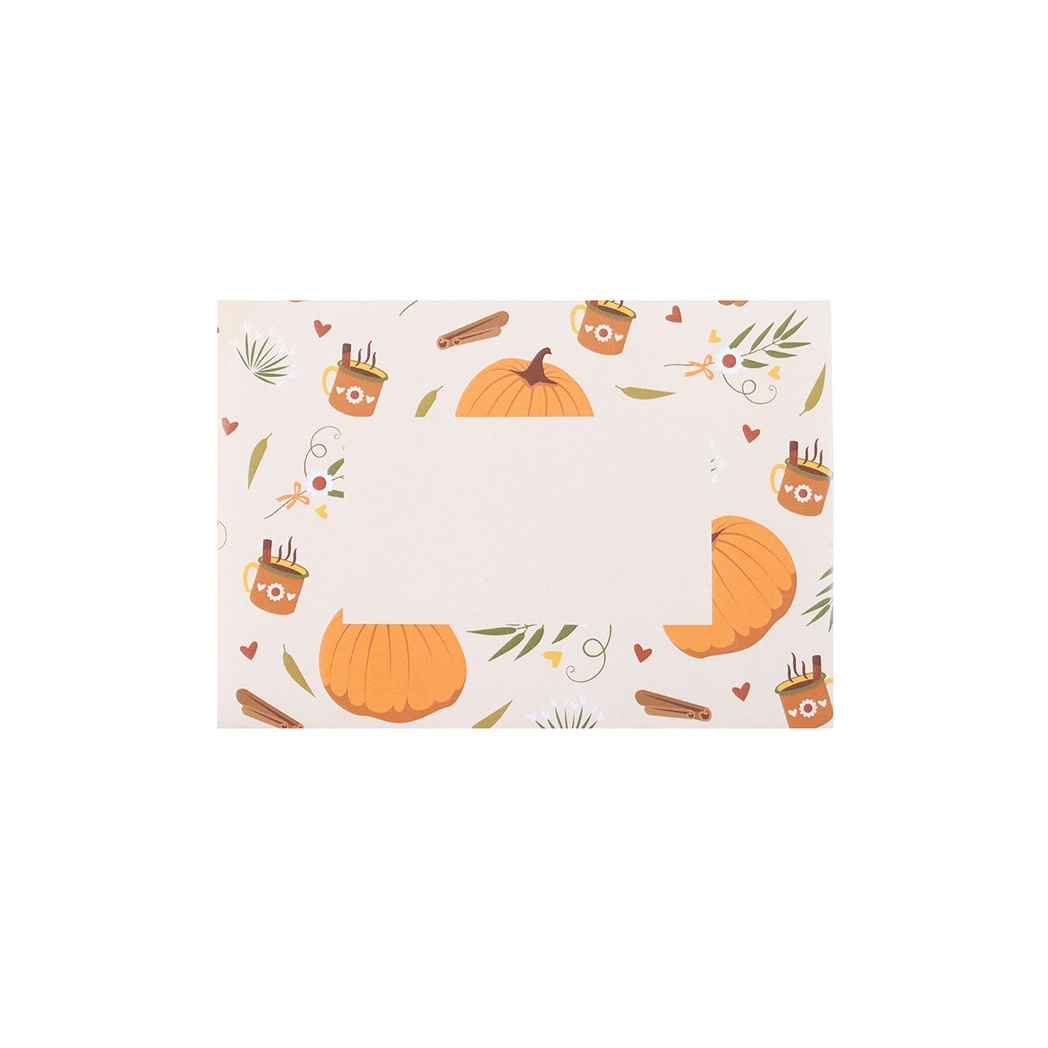 Pumpkin Necklace on Greeting Card