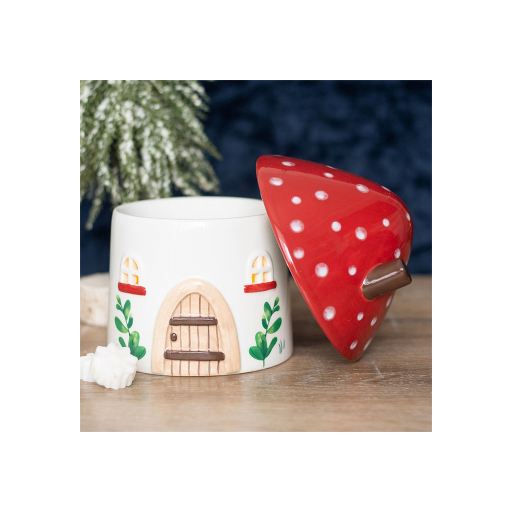 Mushroom House Oil Burner and Wax Warmer