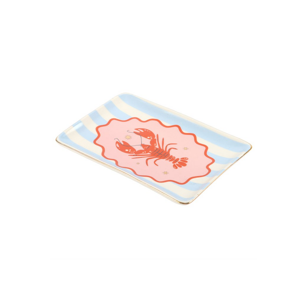 Striped Lobster Trinket Dish