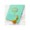 Lotus Flower Metal Bookmark