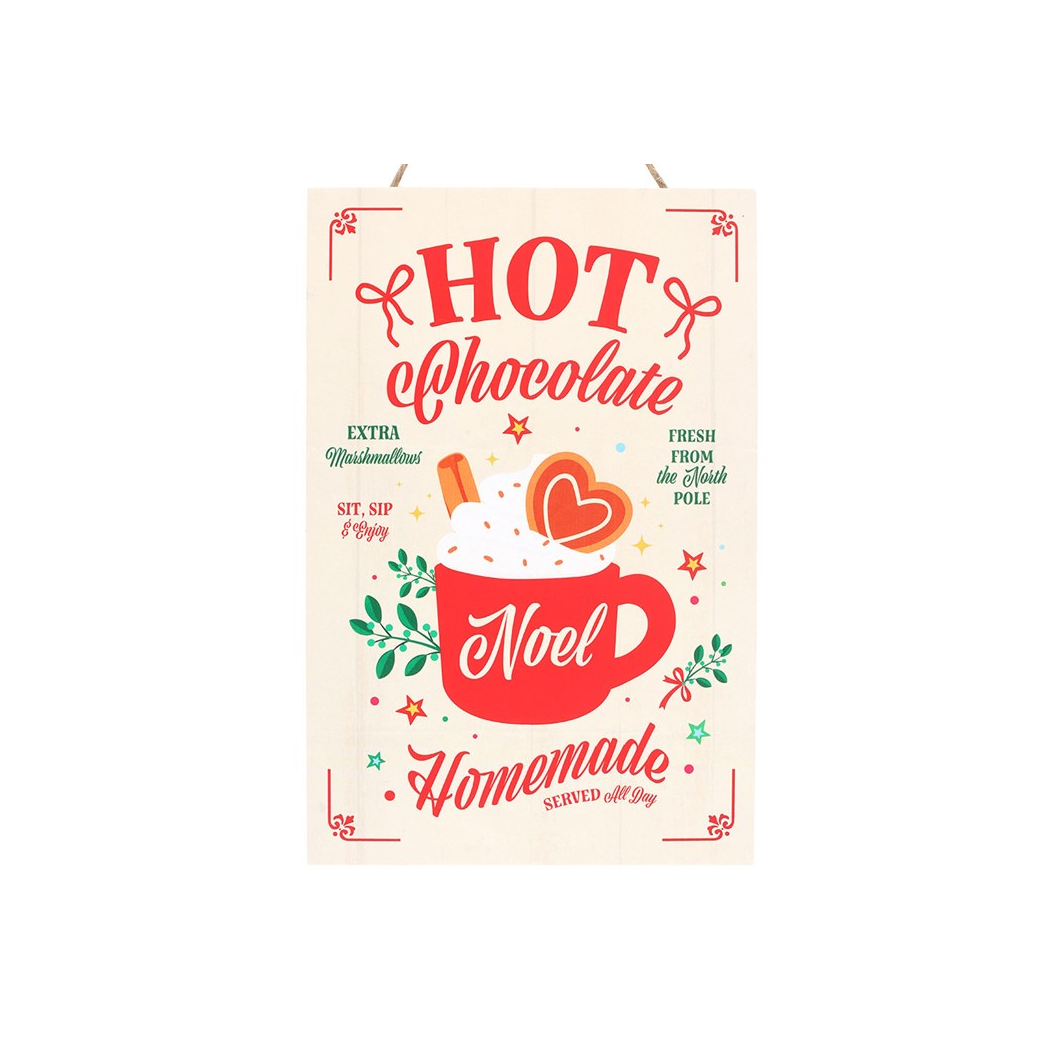 Homemade Hot Chocolate Hanging Sign