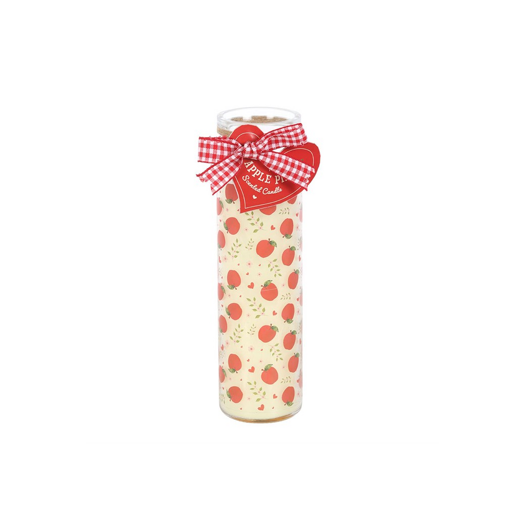 Apple Print Apple Pie Tube Candle