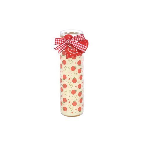 Apple Print Apple Pie Tube Candle
