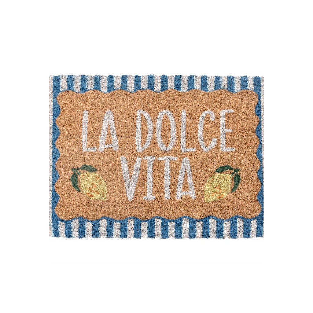 Blue La Dolce Vita Doormat