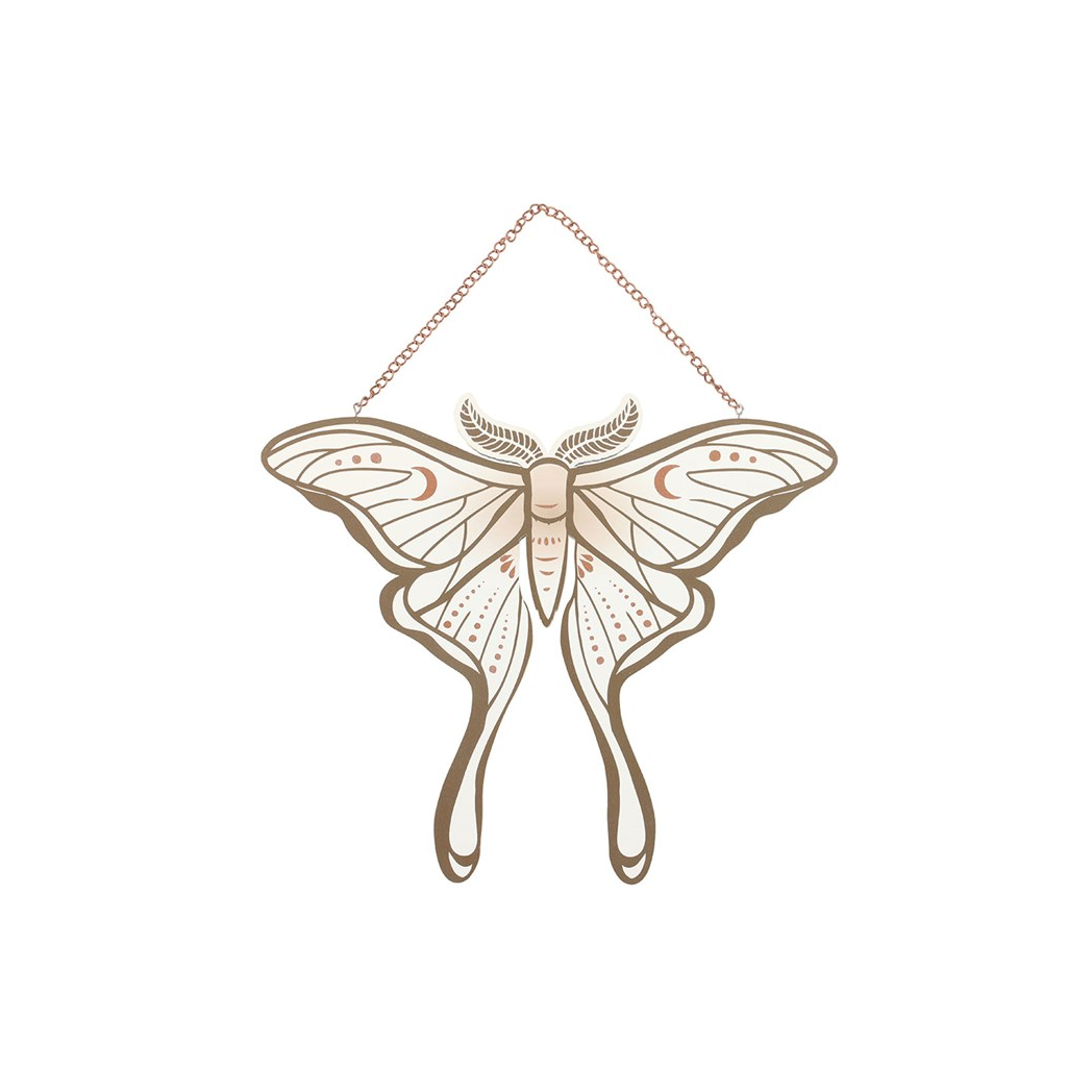 Luna Moth Hanging Sign