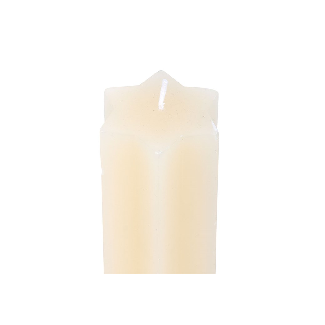 Cream Starry Night Star Shaped Taper Candle