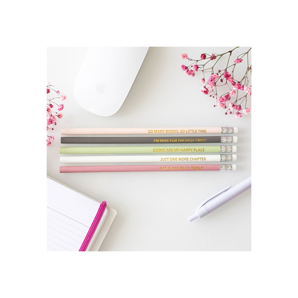 Pack of 5 Literature Inspired Pencils