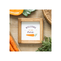 Welcome to Our Patch Wooden Frame Sign