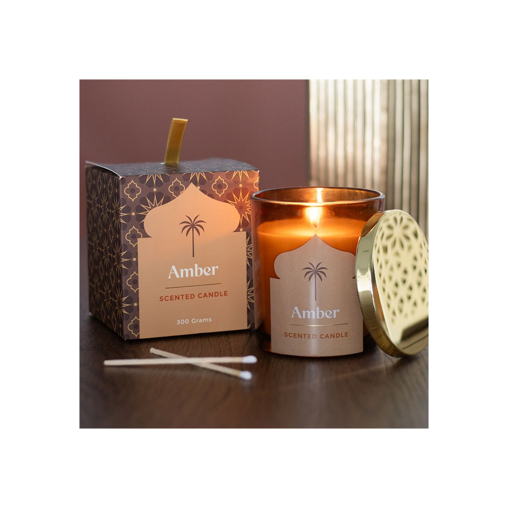 Arabian Nights Amber Scented Candle