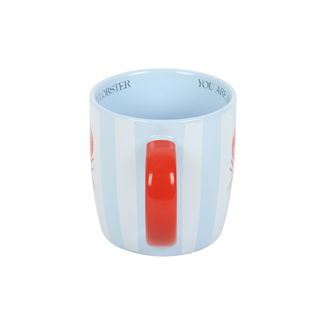 You Are My Lobster Striped Mug