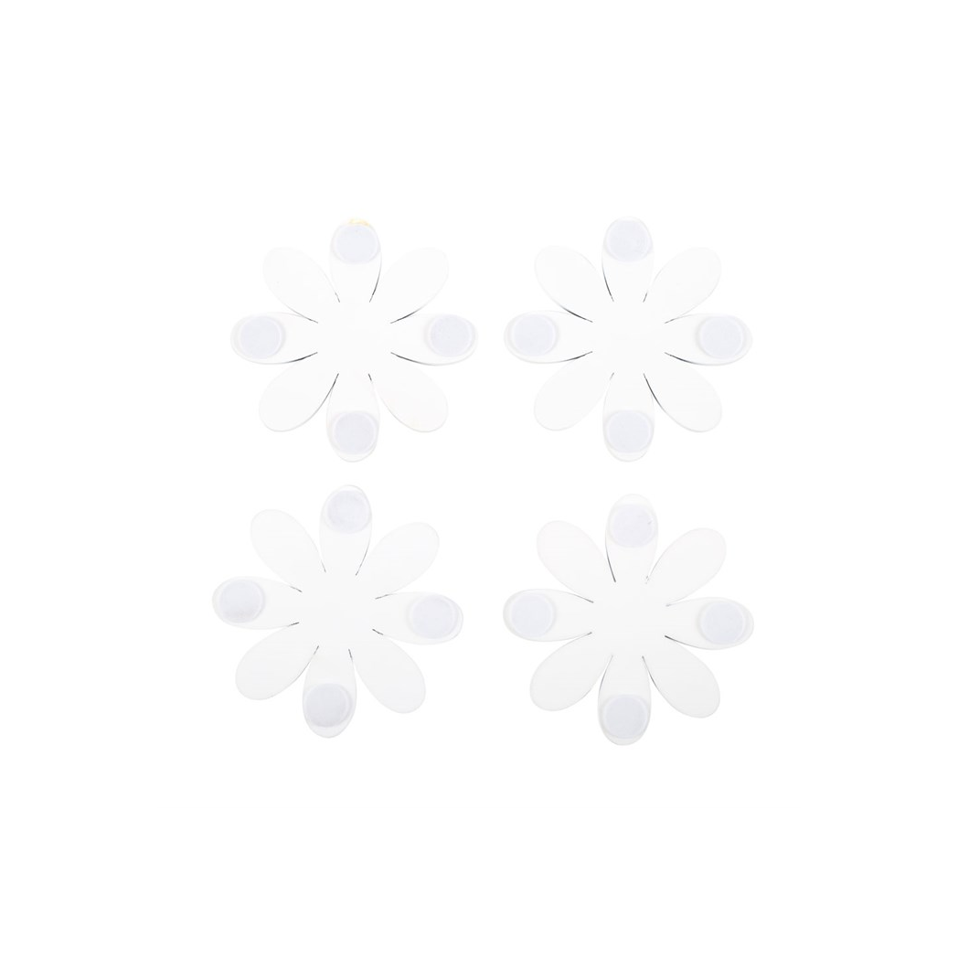 Set of 4 Daisy Shaped Coasters